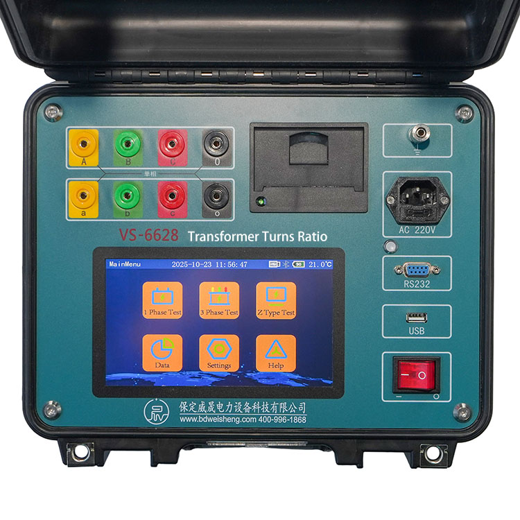 Transformer Vertit Rationem et Capacitor Inductance Tester